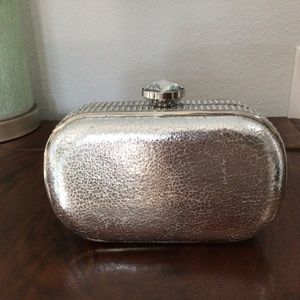 MMS brand Silver Evening bag